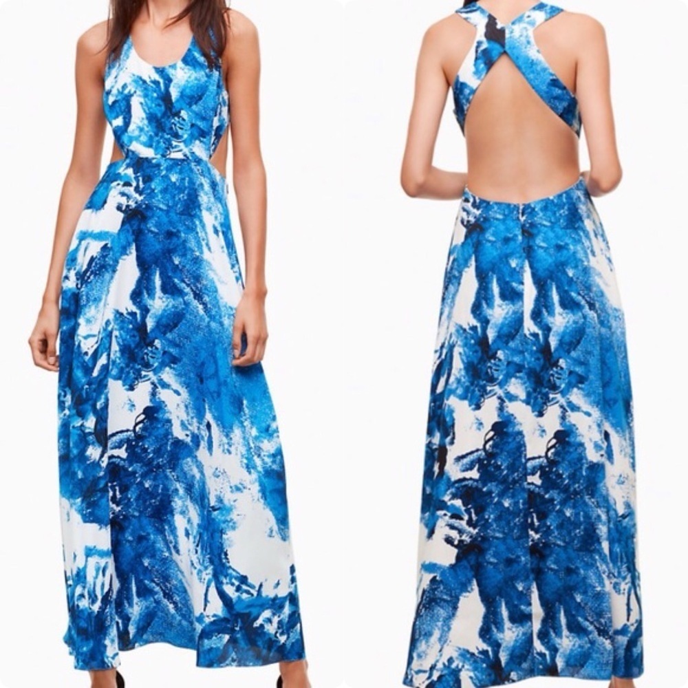 Aritzia Talulah Peekaboo Maxi Dress